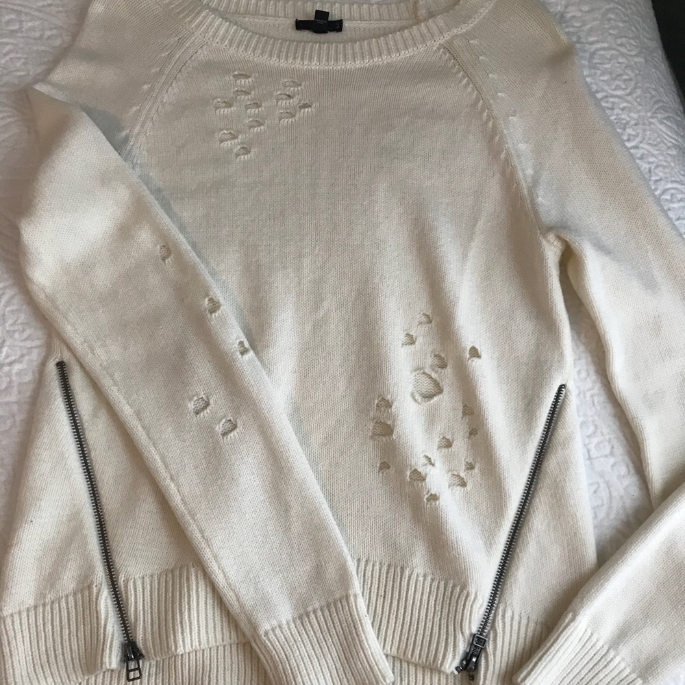 Express zipper sweater